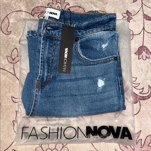 Fashion Nova Classic Blue Denim Jeans